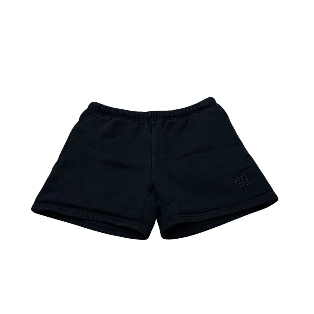Aritzia Super World Sweat Shorts in Black Size S